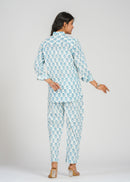 Celeste Printed Cotton Co-Ord set
