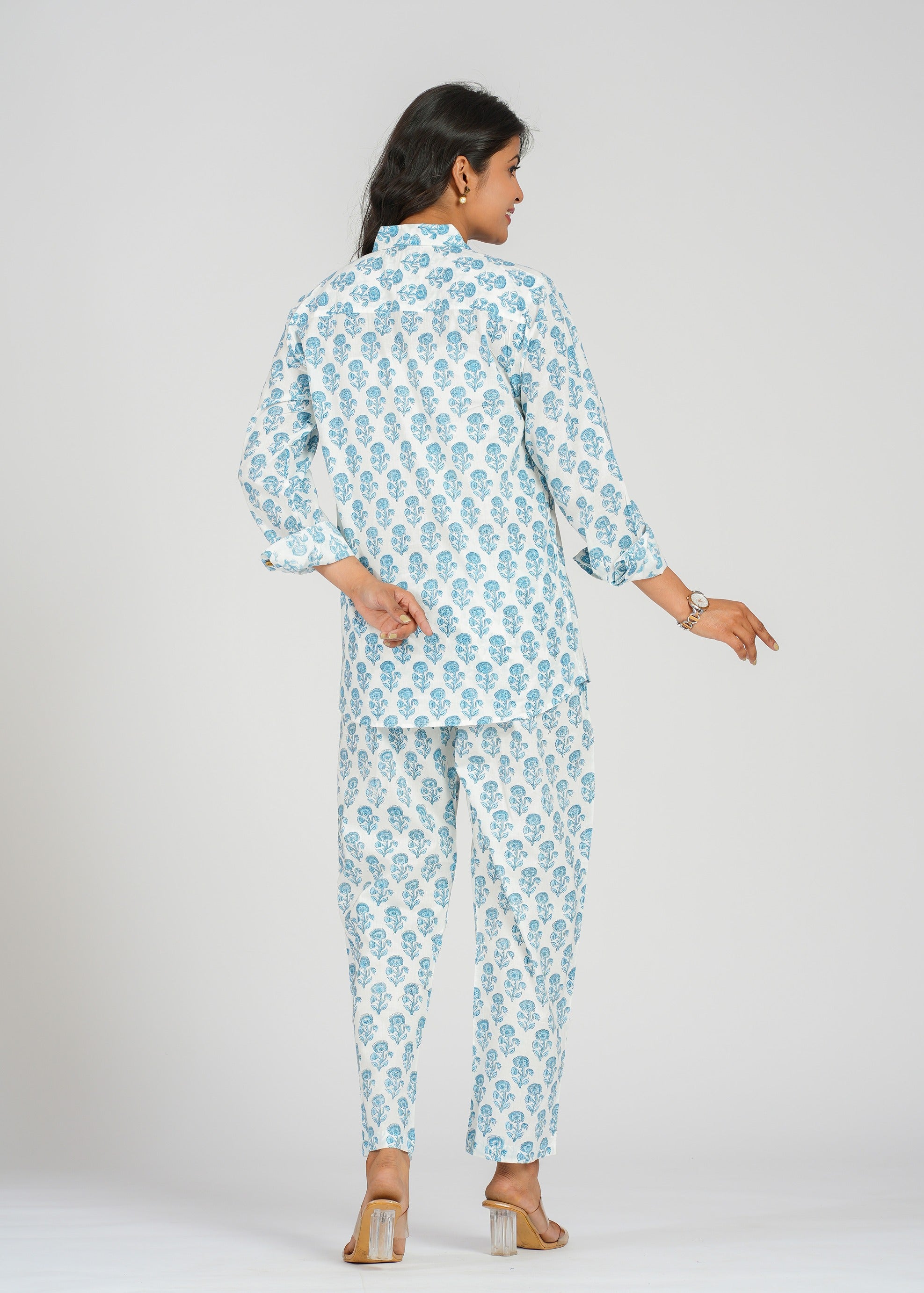 Celeste Printed Cotton Co-Ord set