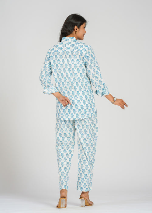 Celeste Printed Cotton Co-Ord set