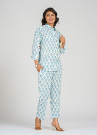 Celeste Printed Cotton Co-Ord set