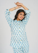 Celeste Printed Cotton Co-Ord set