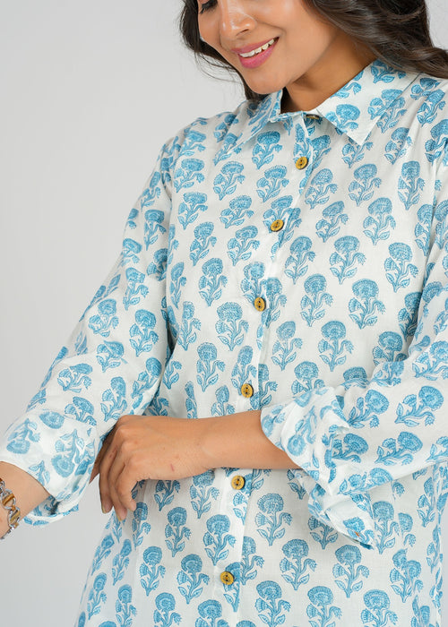 Celeste Printed Cotton Co-Ord set
