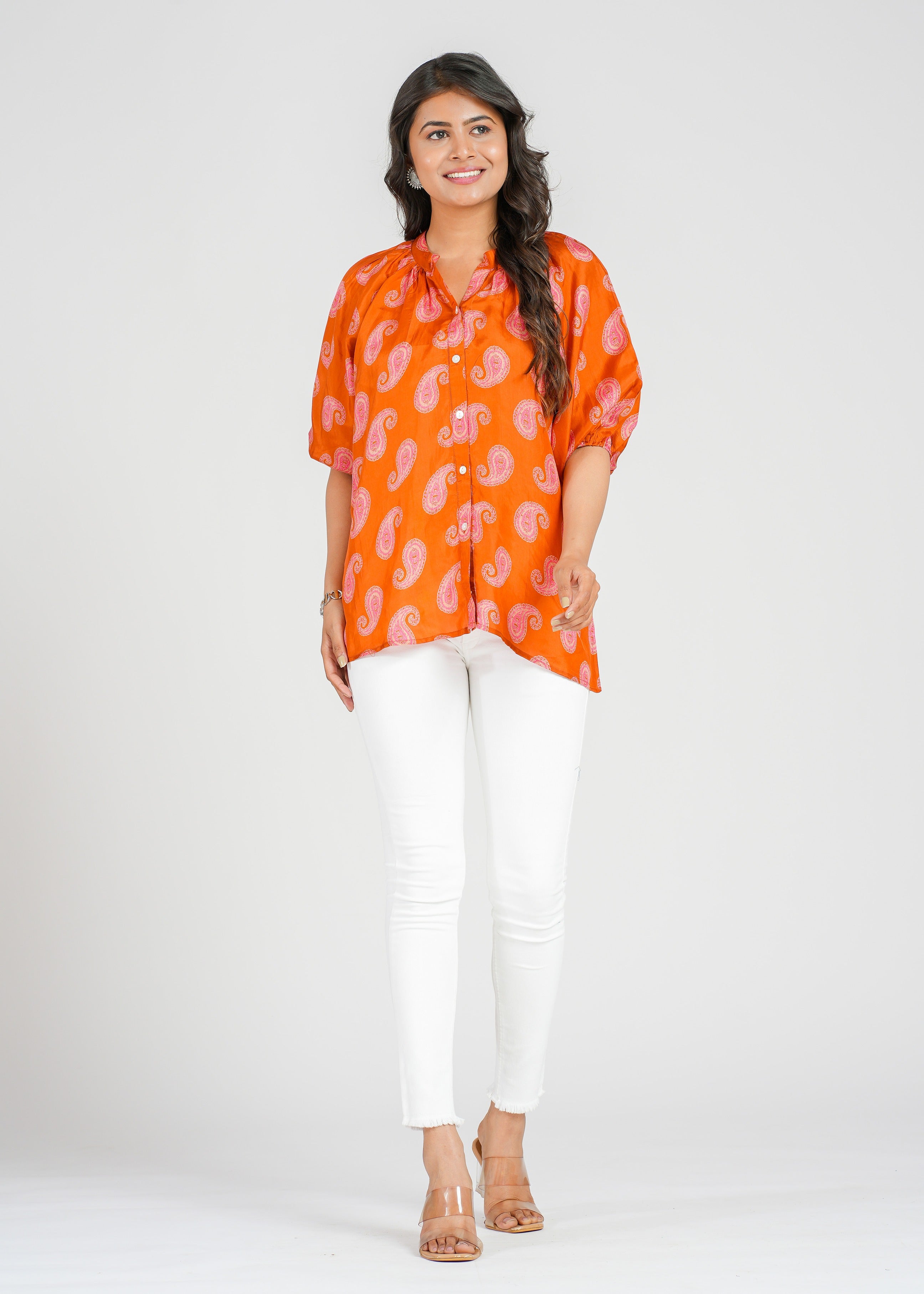 Barnett Habotai Silk Top, Phoebe