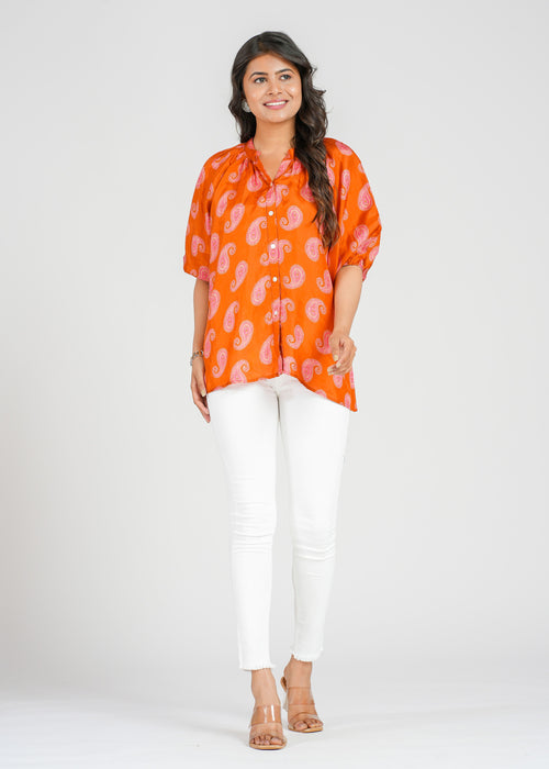 Barnett Habotai Silk Top, Phoebe