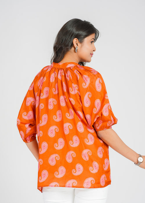 Barnett Habotai Silk Top, Phoebe