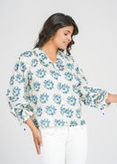 Anya Habotai Silk Top, Dune