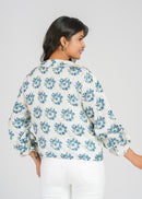 Anya Habotai Silk Top, Dune