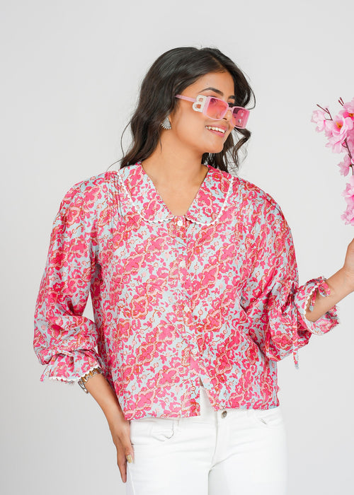 Anya Habotai Silk Top, Shell