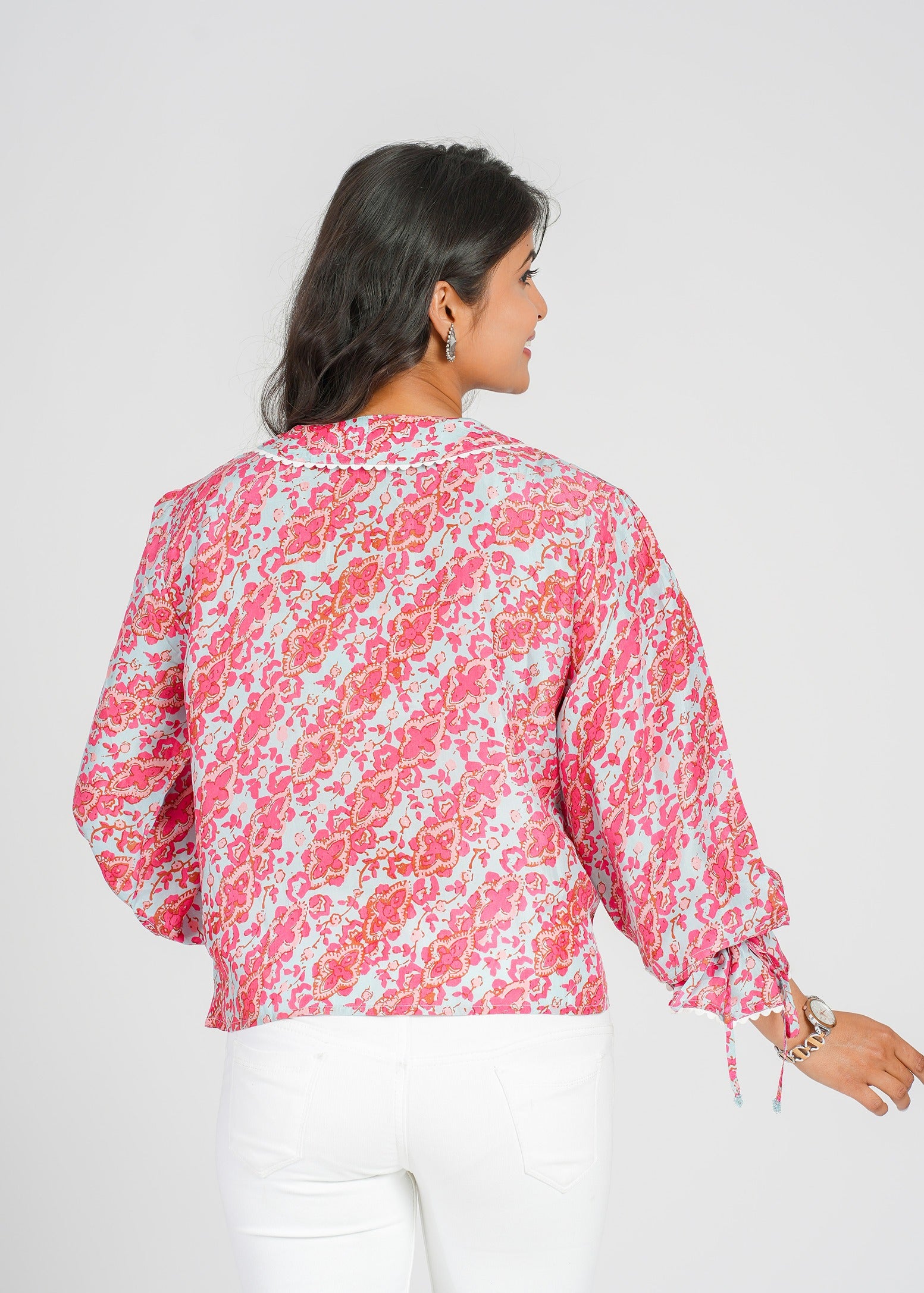 Anya Habotai Silk Top, Shell