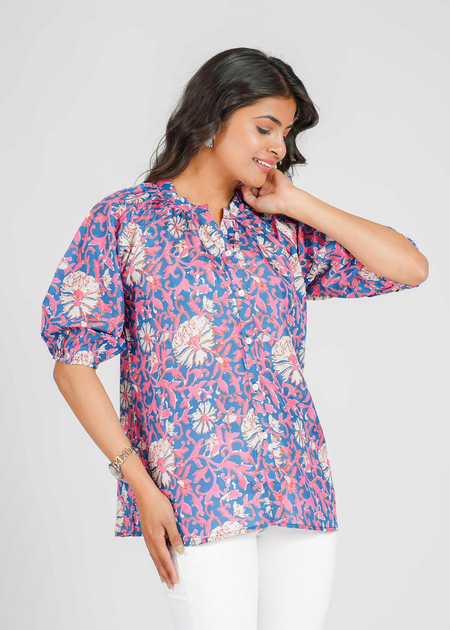 Barnett Habotai Silk Top, Kari