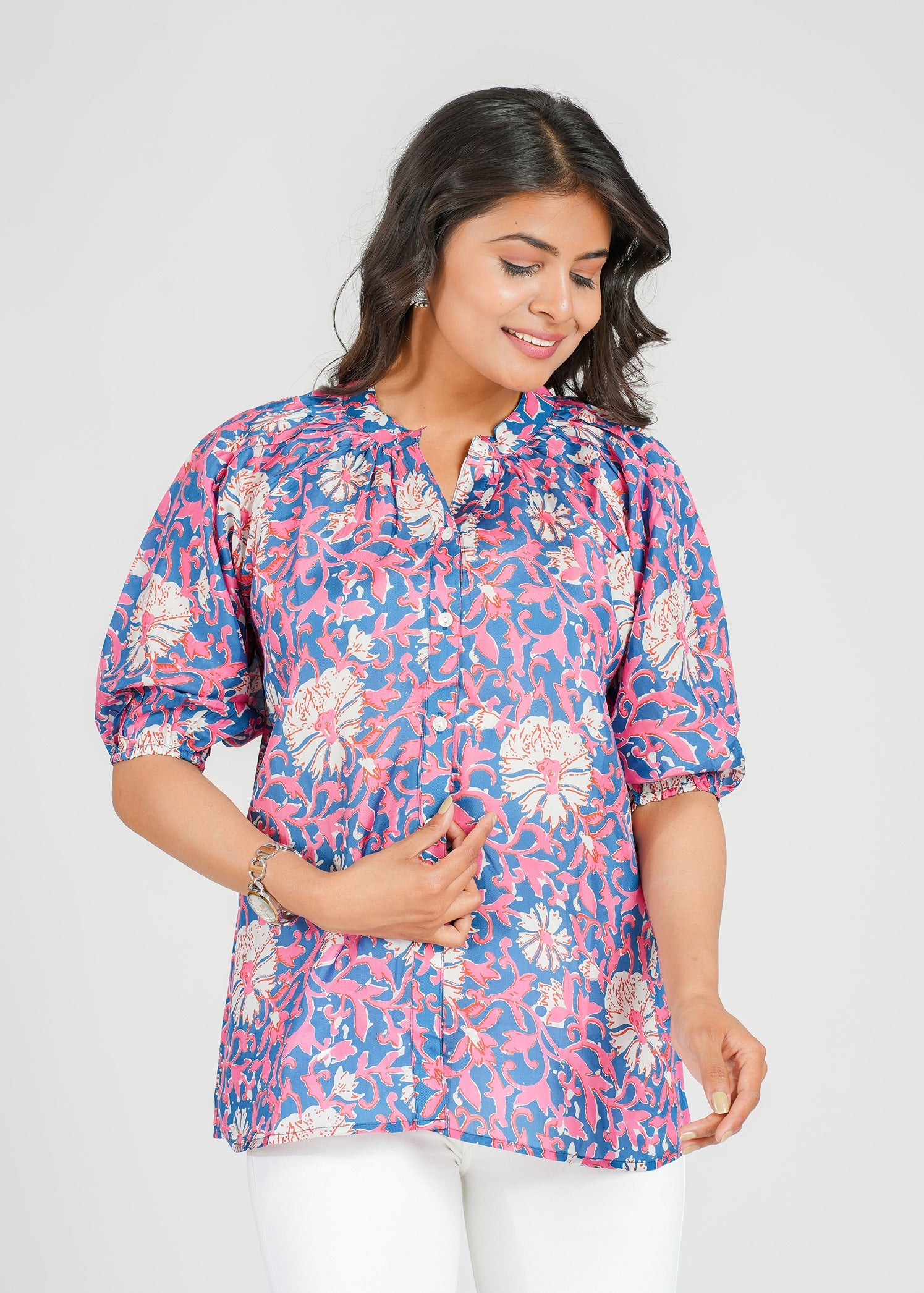 Barnett Habotai Silk Top, Kari