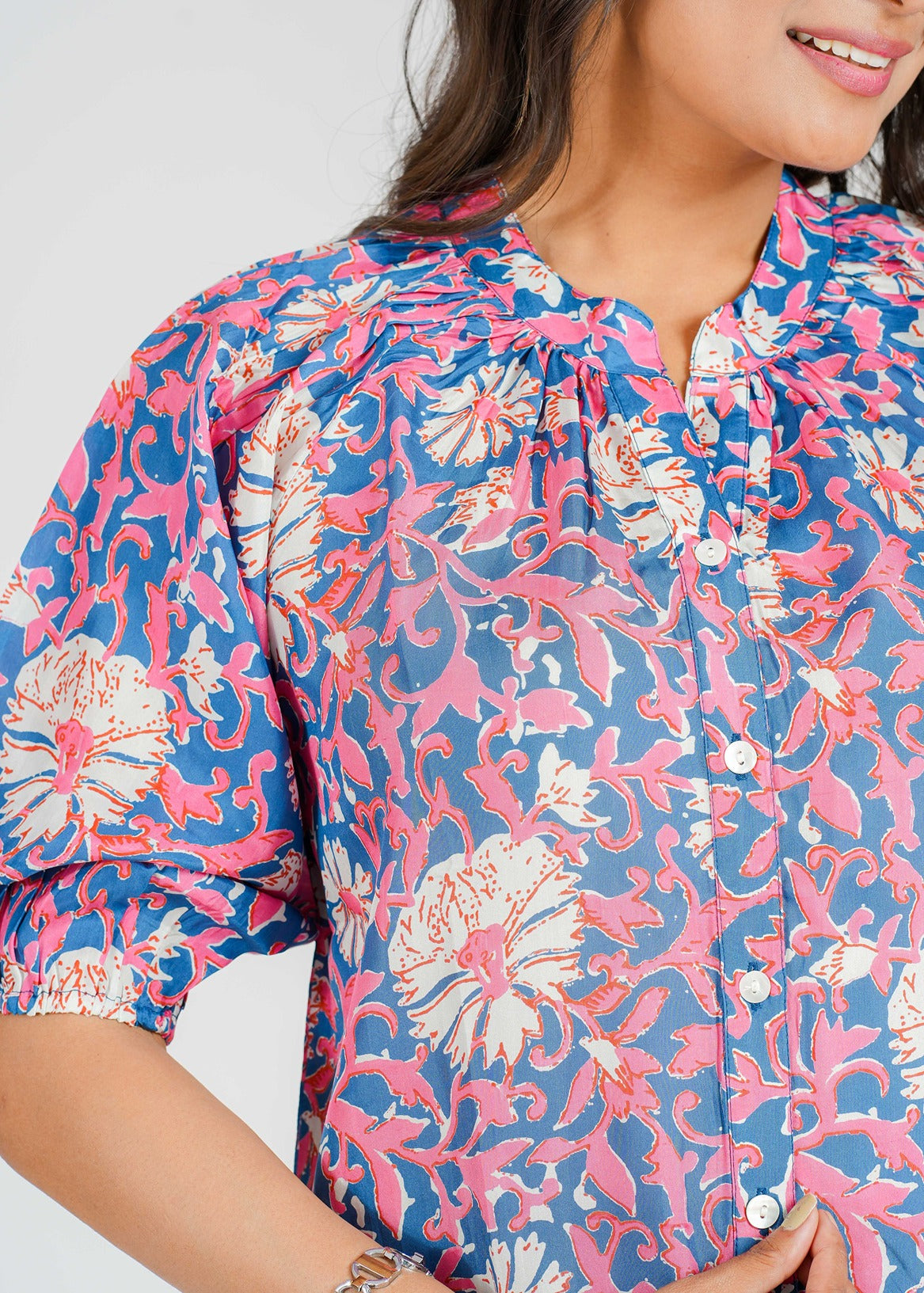Barnett Habotai Silk Top, Kari