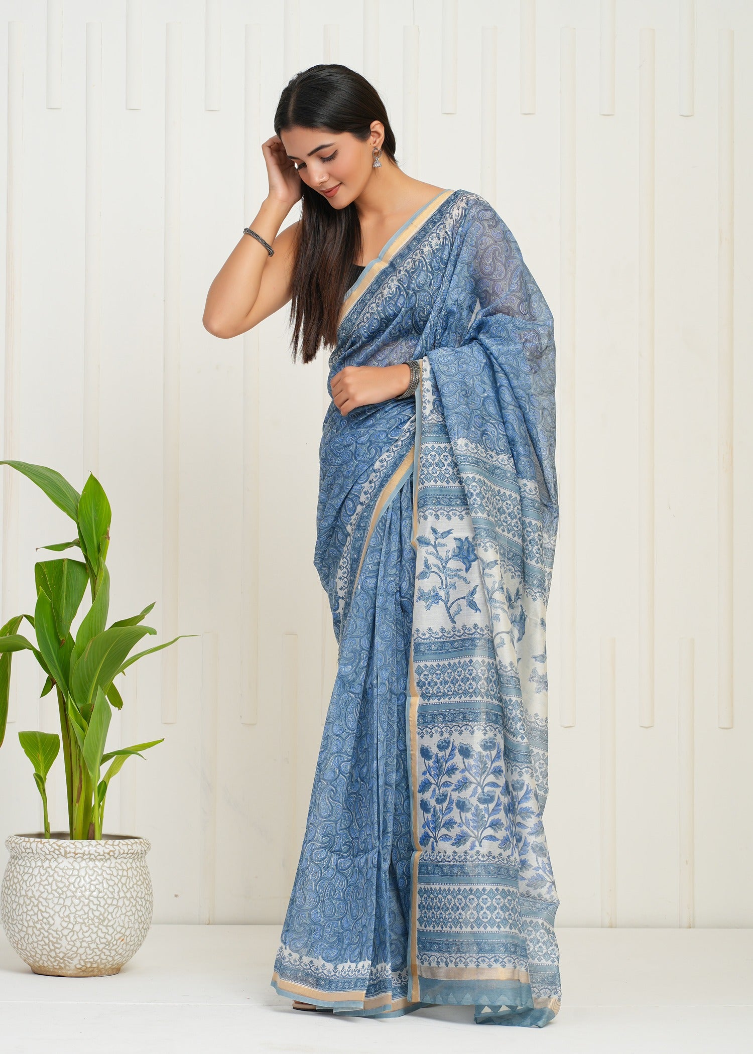 Utsav Chanderi Silk Saree