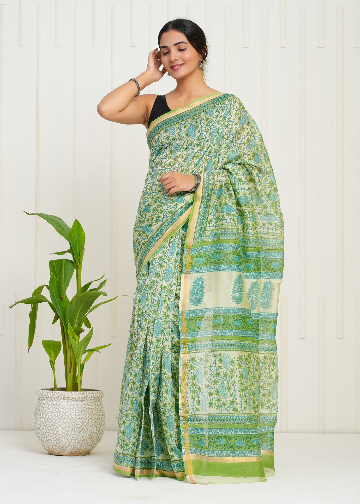 Utsav Chanderi Silk Saree