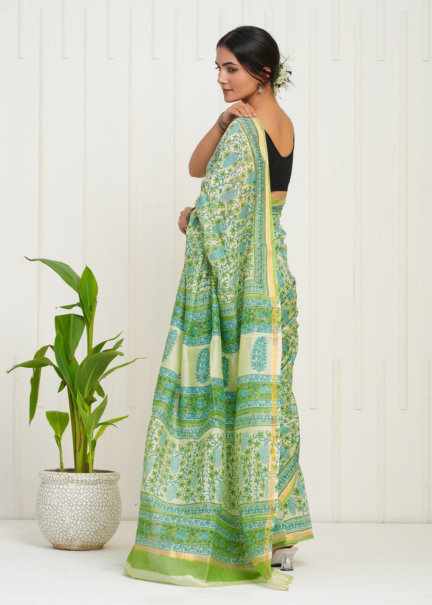 Utsav Chanderi Silk Saree