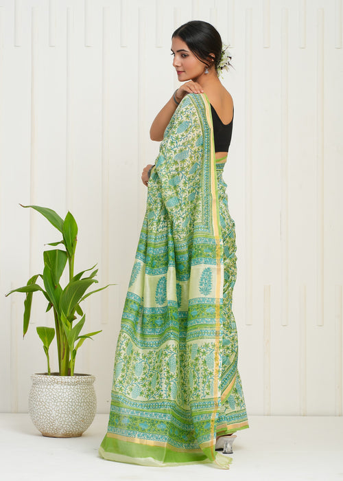 Utsav Chanderi Silk Saree