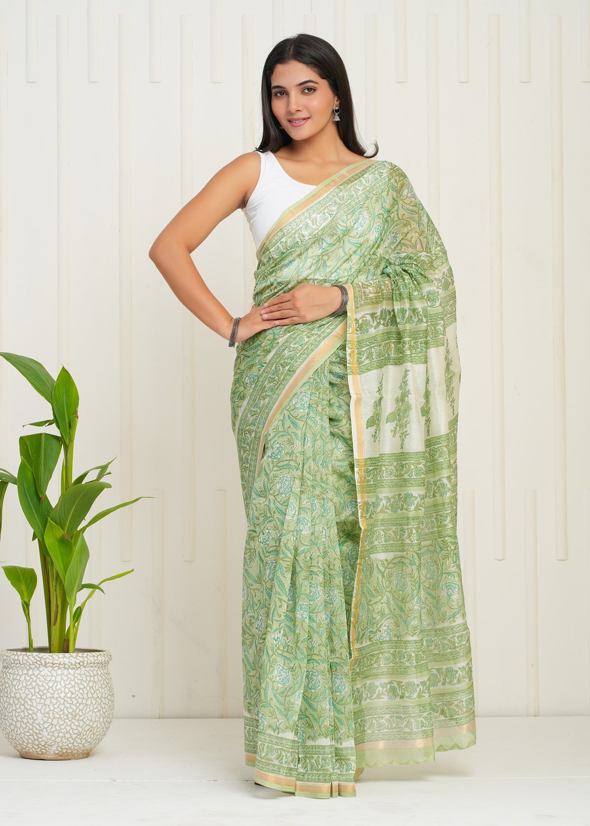 Utsav Chanderi Silk Saree