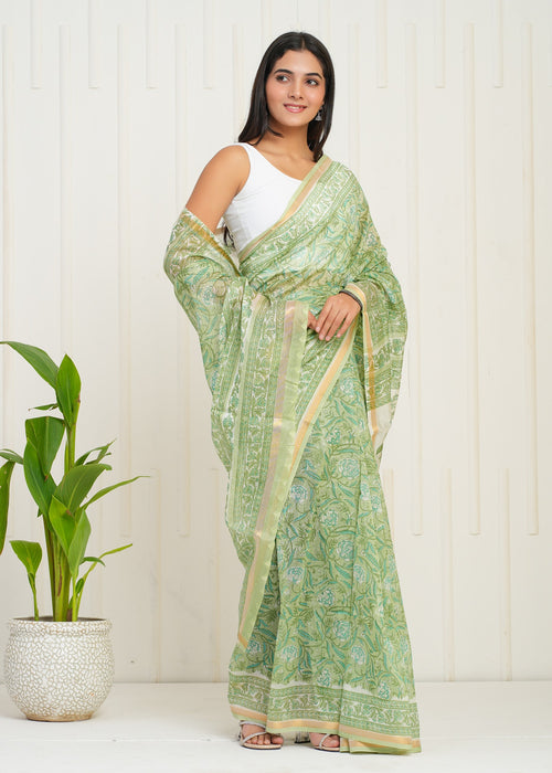 Utsav Chanderi Silk Saree