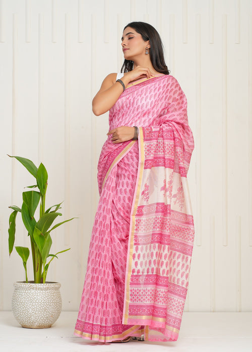 Utsav Chanderi Silk Saree