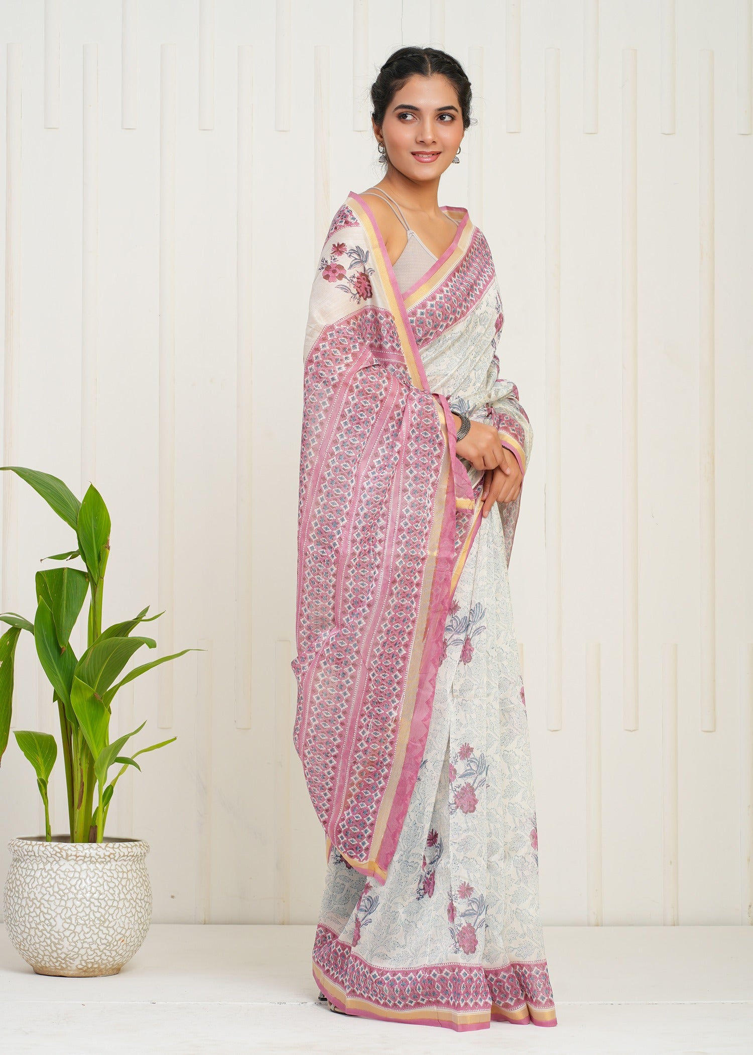 Utsav Chanderi Silk Saree