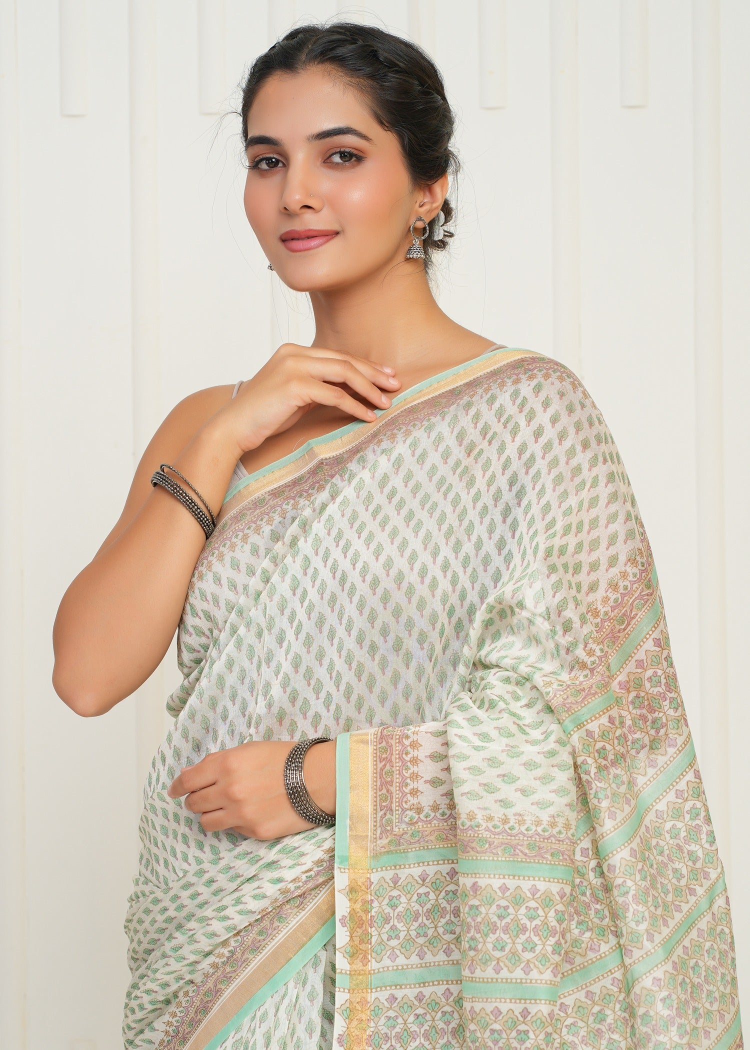 Utsav Chanderi Silk Saree