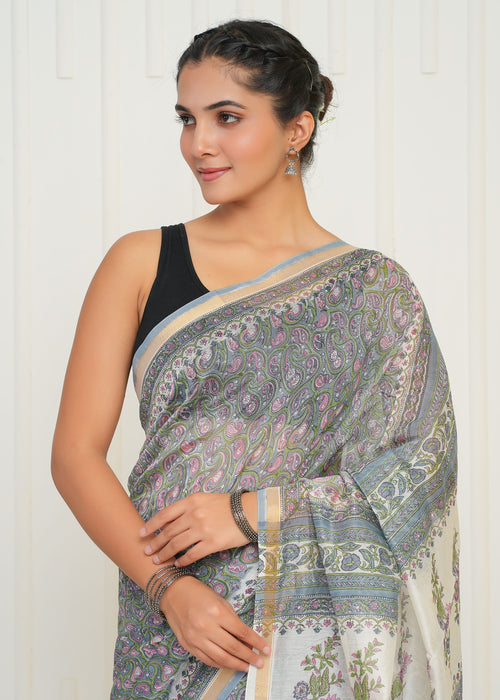 Utsav Chanderi Silk Saree