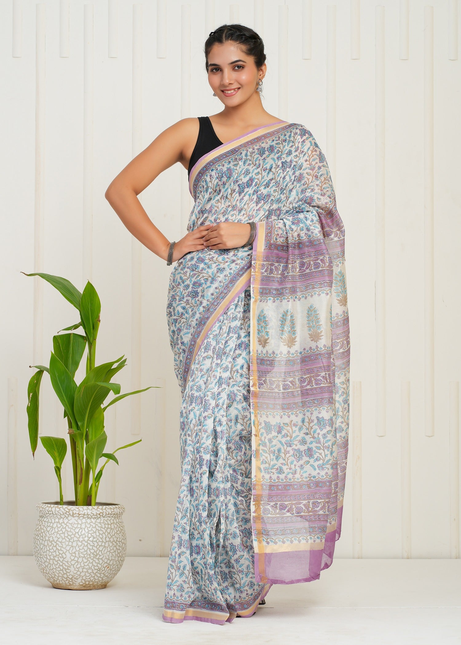 Utsav Chanderi Silk Saree