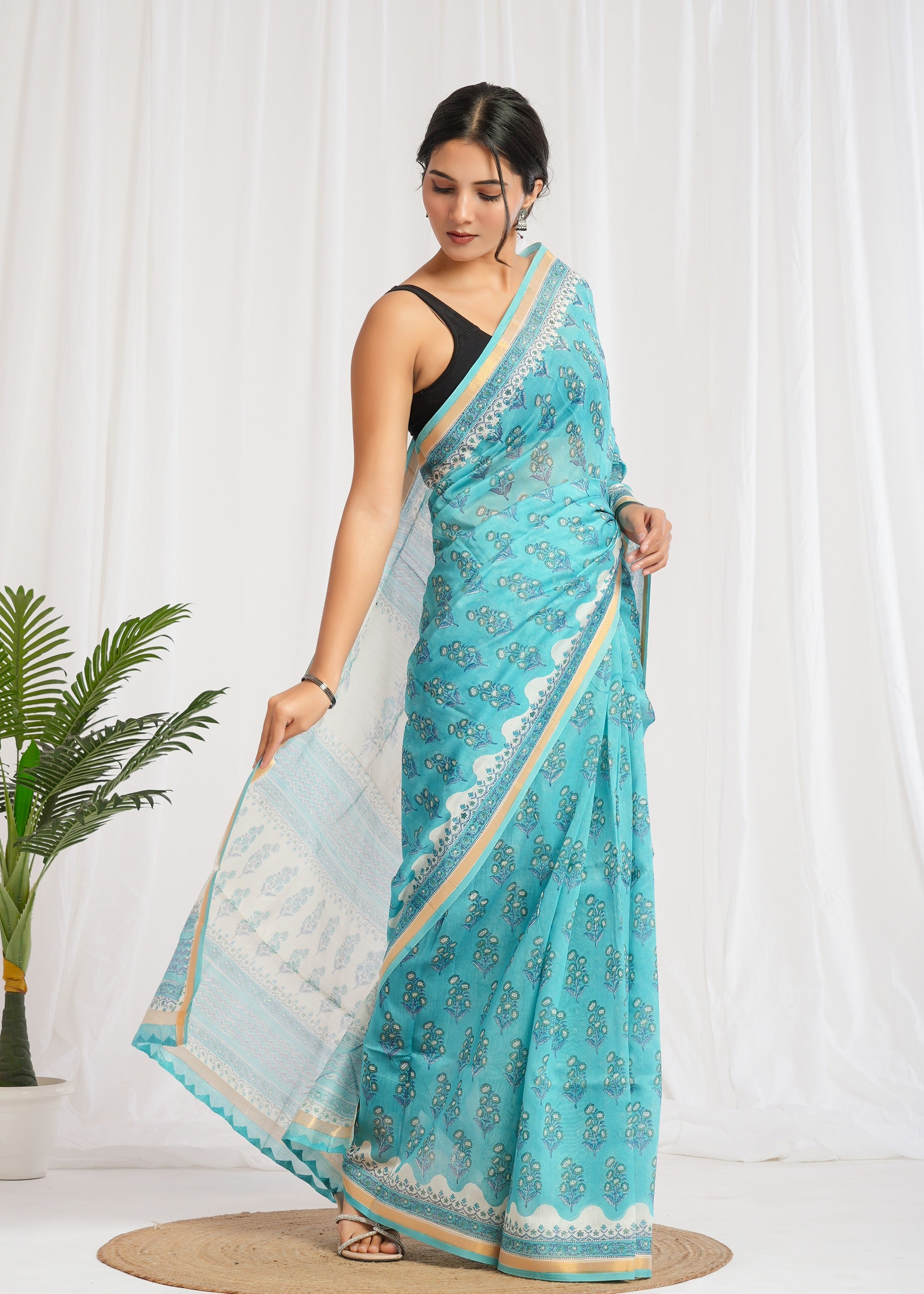 Utsav Chanderi Silk Saree