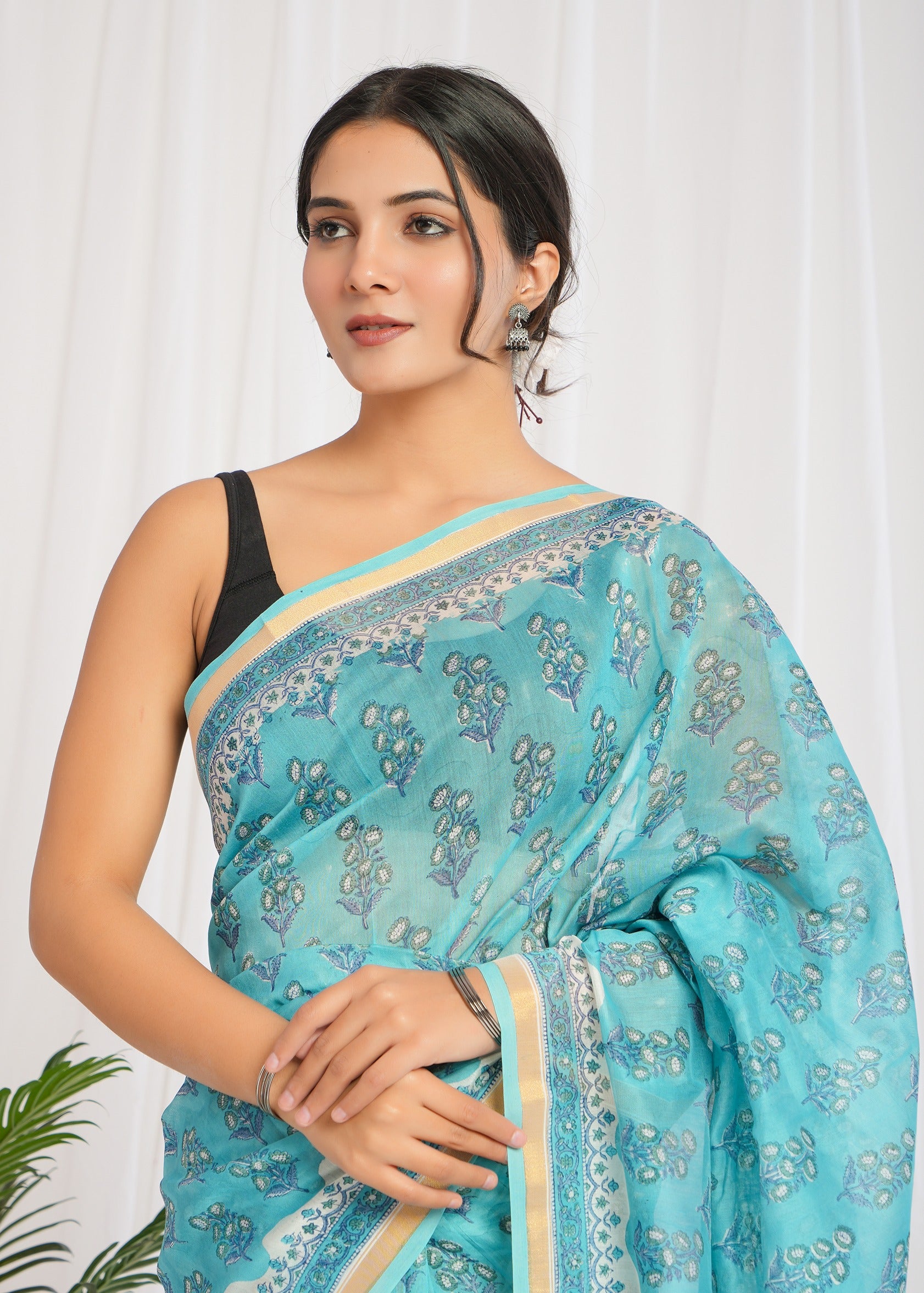 Utsav Chanderi Silk Saree