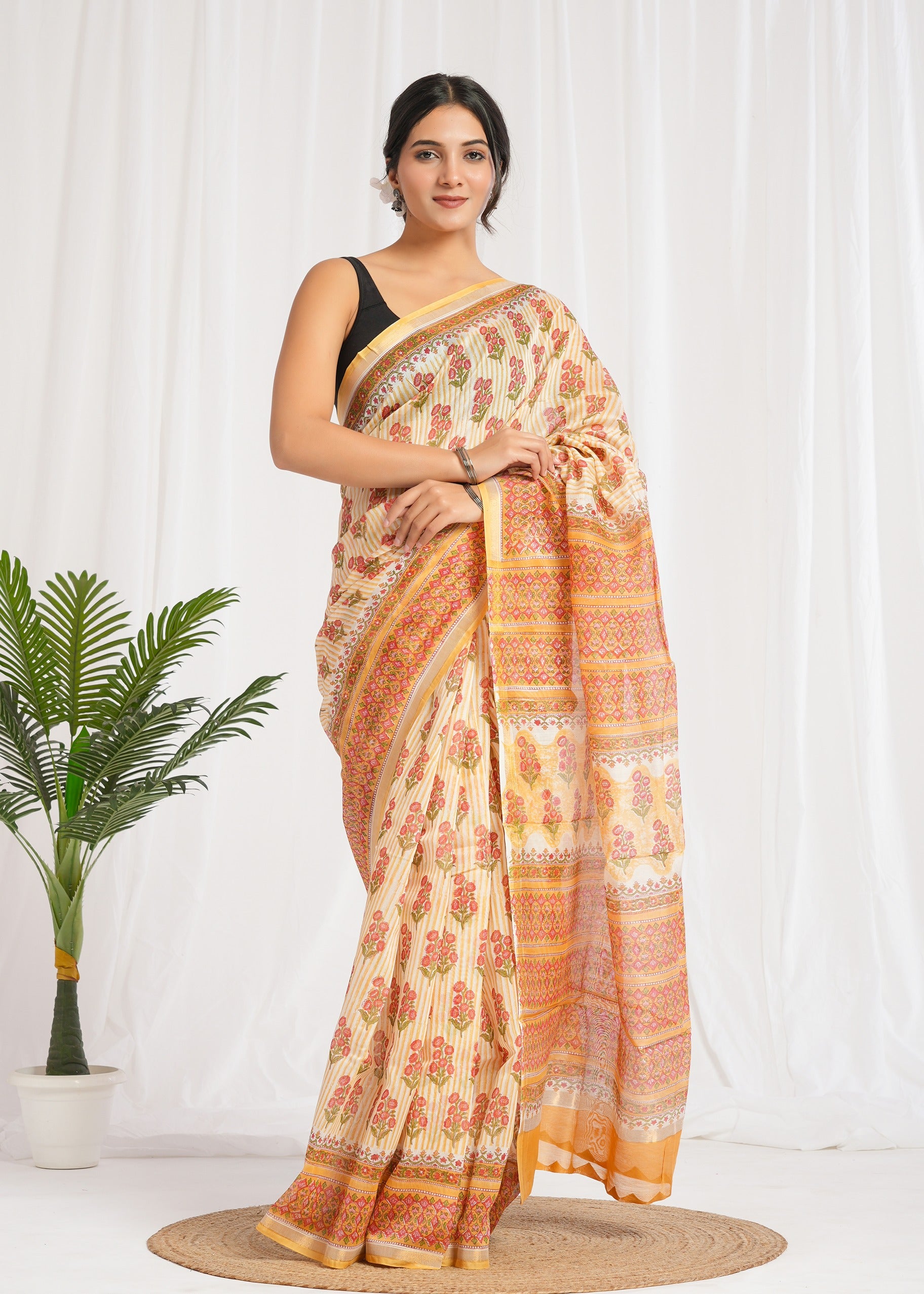 Utsav Chanderi Silk Saree