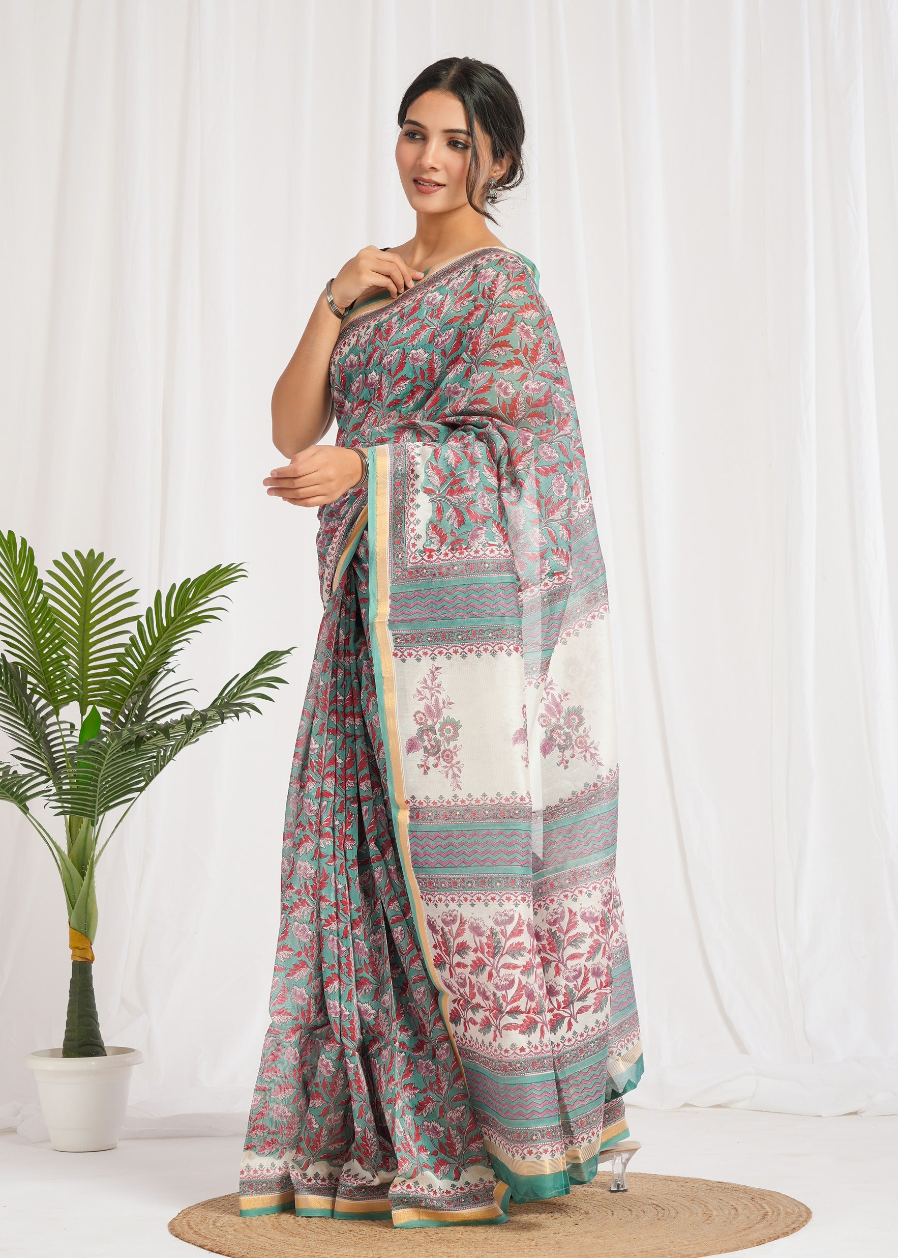 Utsav Chanderi Silk Saree