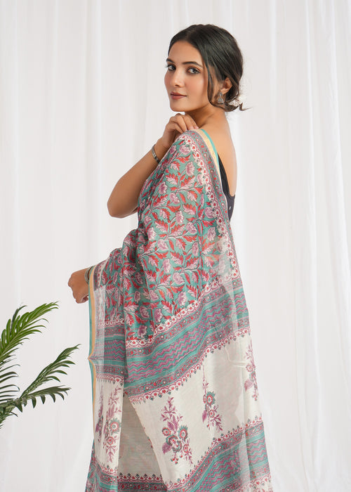 Utsav Chanderi Silk Saree