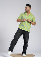 Cotton Printed Half Sleeve Shirt