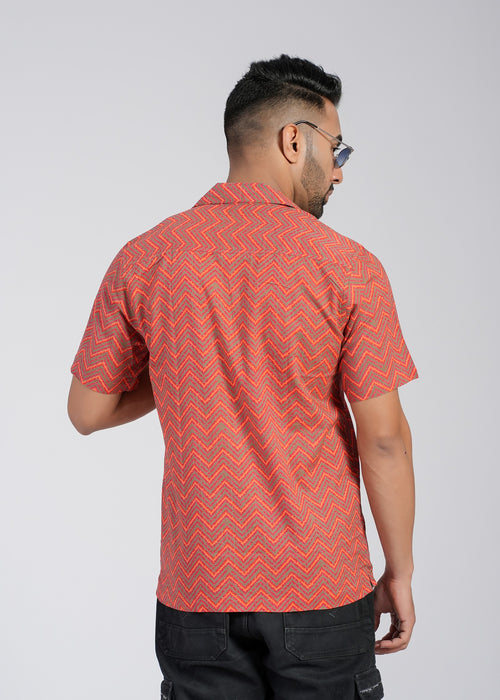 Cotton Printed Half Sleeve Shirt