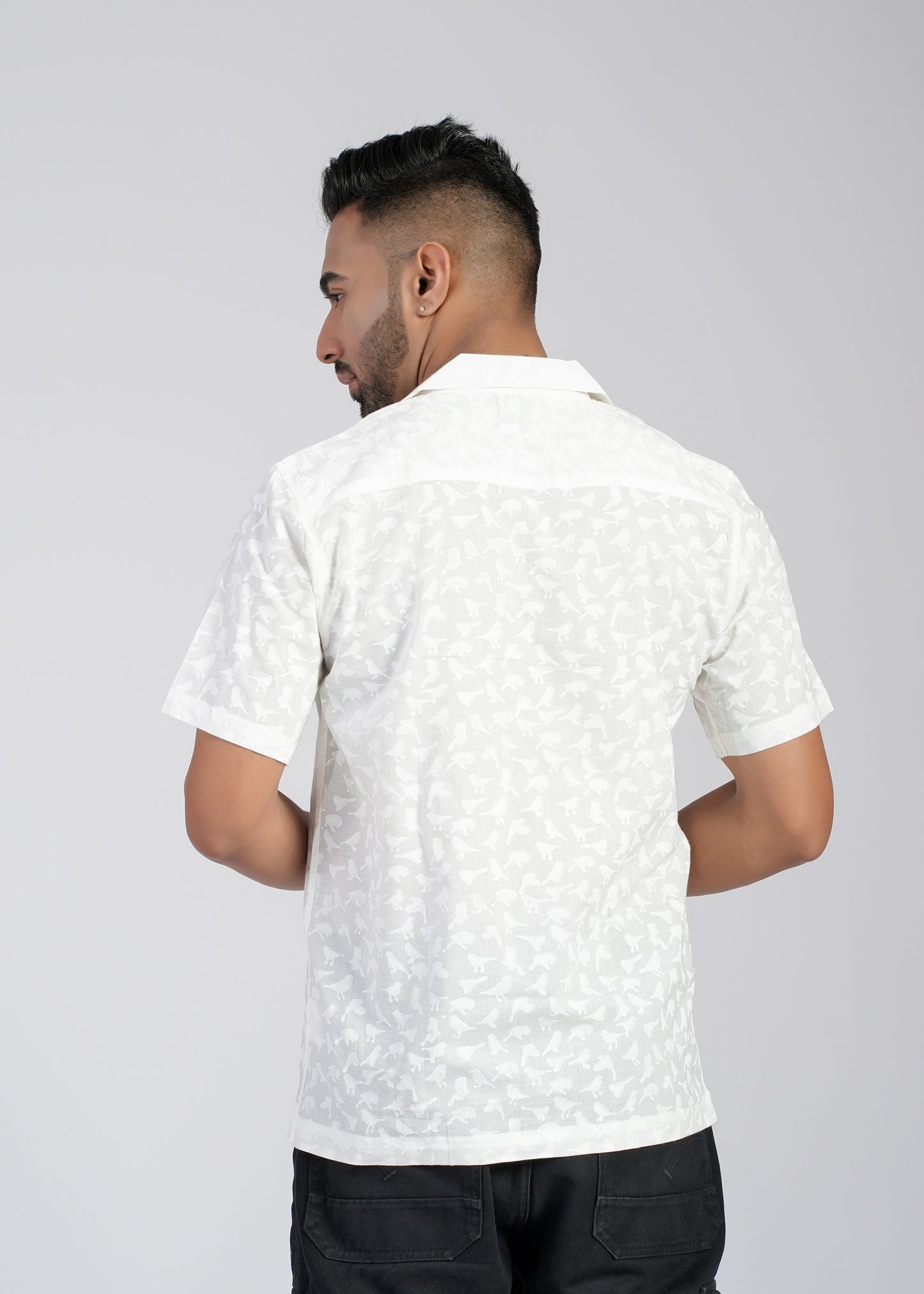 Cotton Printed Half Sleeve Shirt