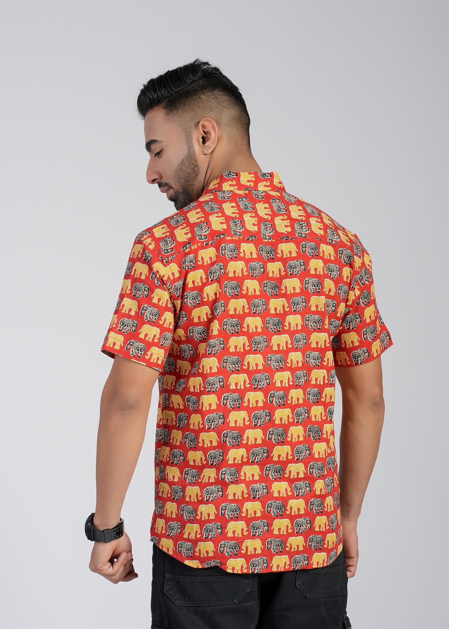 Cotton Printed Half Sleeve Shirt