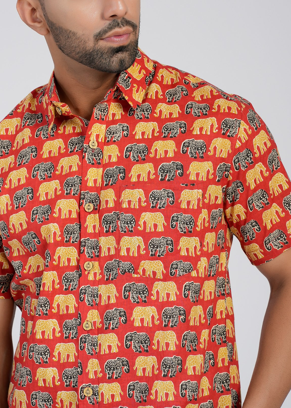 Cotton Printed Half Sleeve Shirt