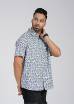 Cotton Printed Half Sleeve Shirt