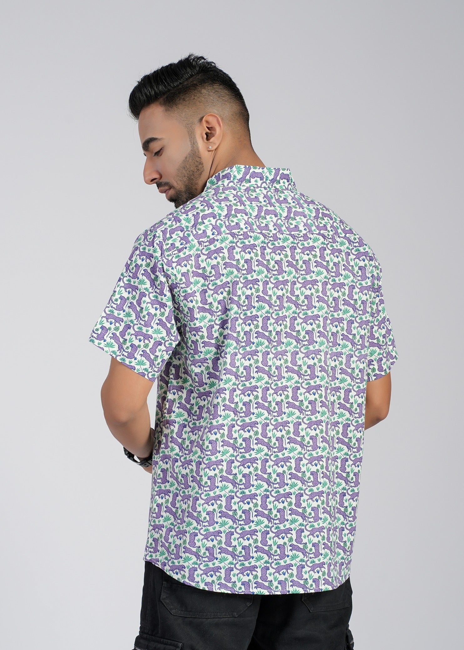 Cotton Printed Half Sleeve Shirt