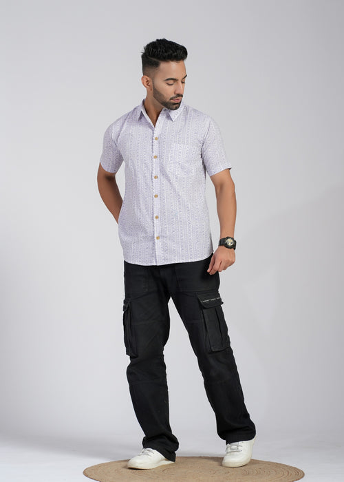 Cotton Printed Half Sleeve Shirt
