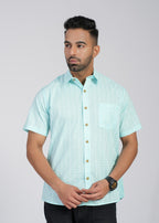 Cotton Printed Half Sleeve Shirt