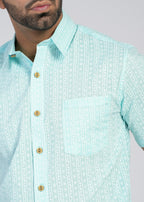 Cotton Printed Half Sleeve Shirt