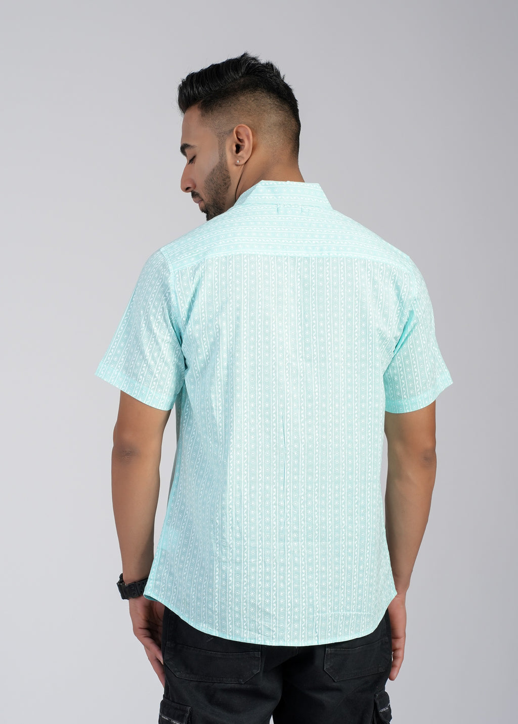 Cotton Printed Half Sleeve Shirt