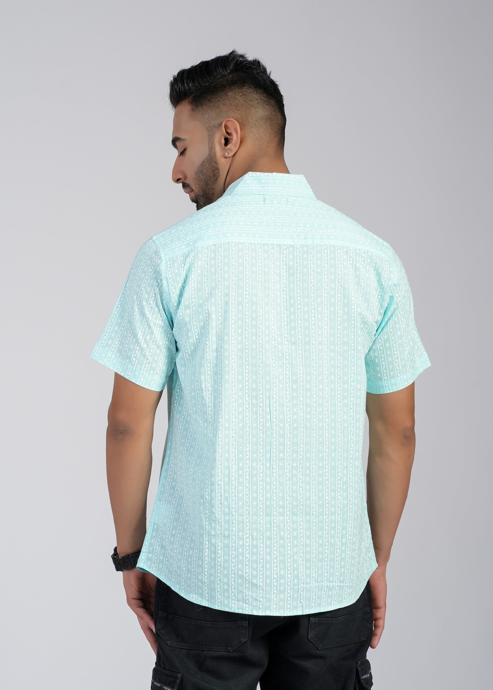 Cotton Printed Half Sleeve Shirt