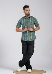 Cotton Printed Half Sleeve Shirt