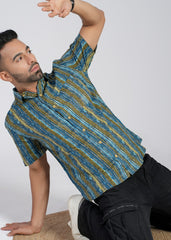 Cotton Printed Half Sleeve Shirt