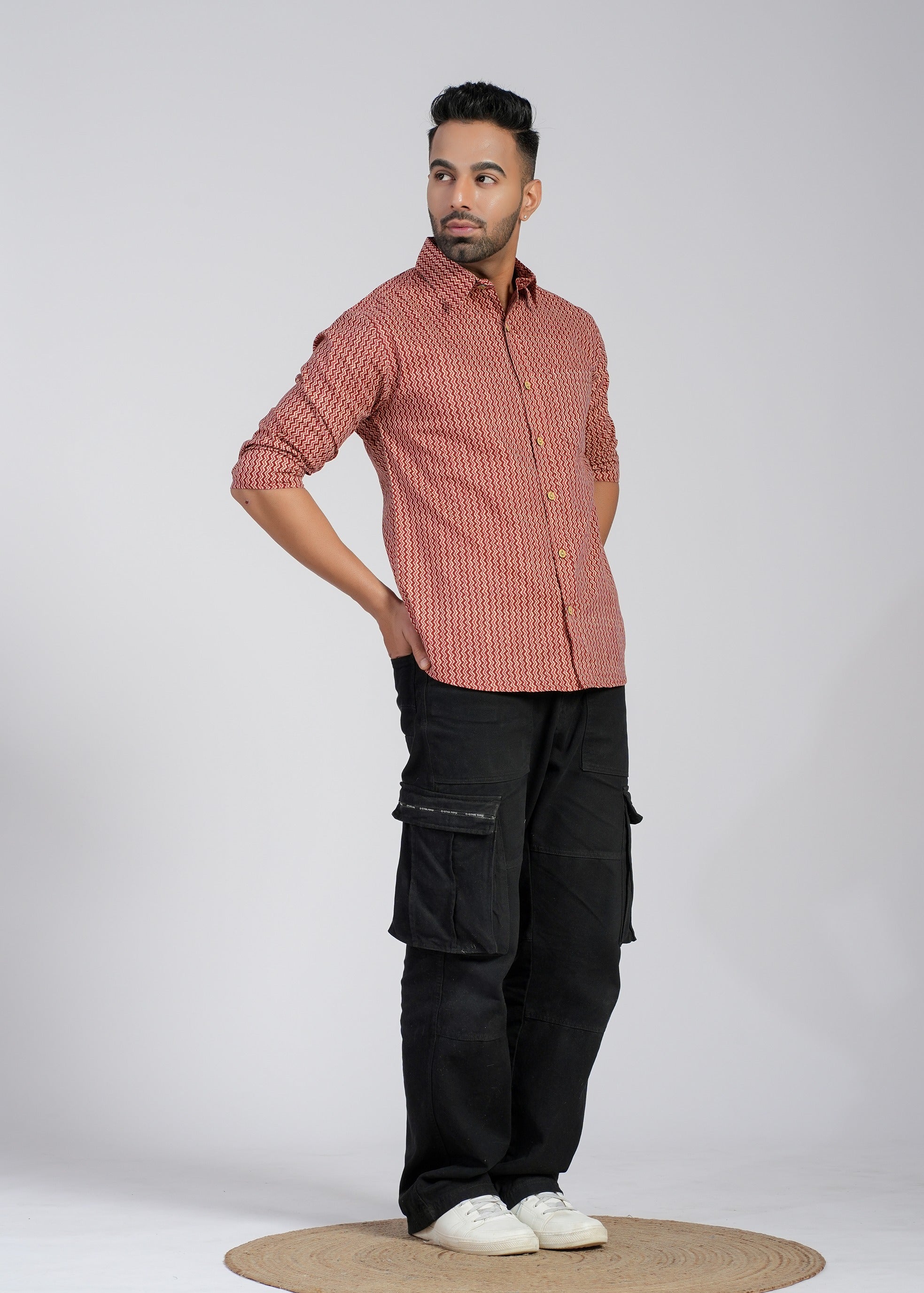 Cotton Printed Full Sleeve Shirt