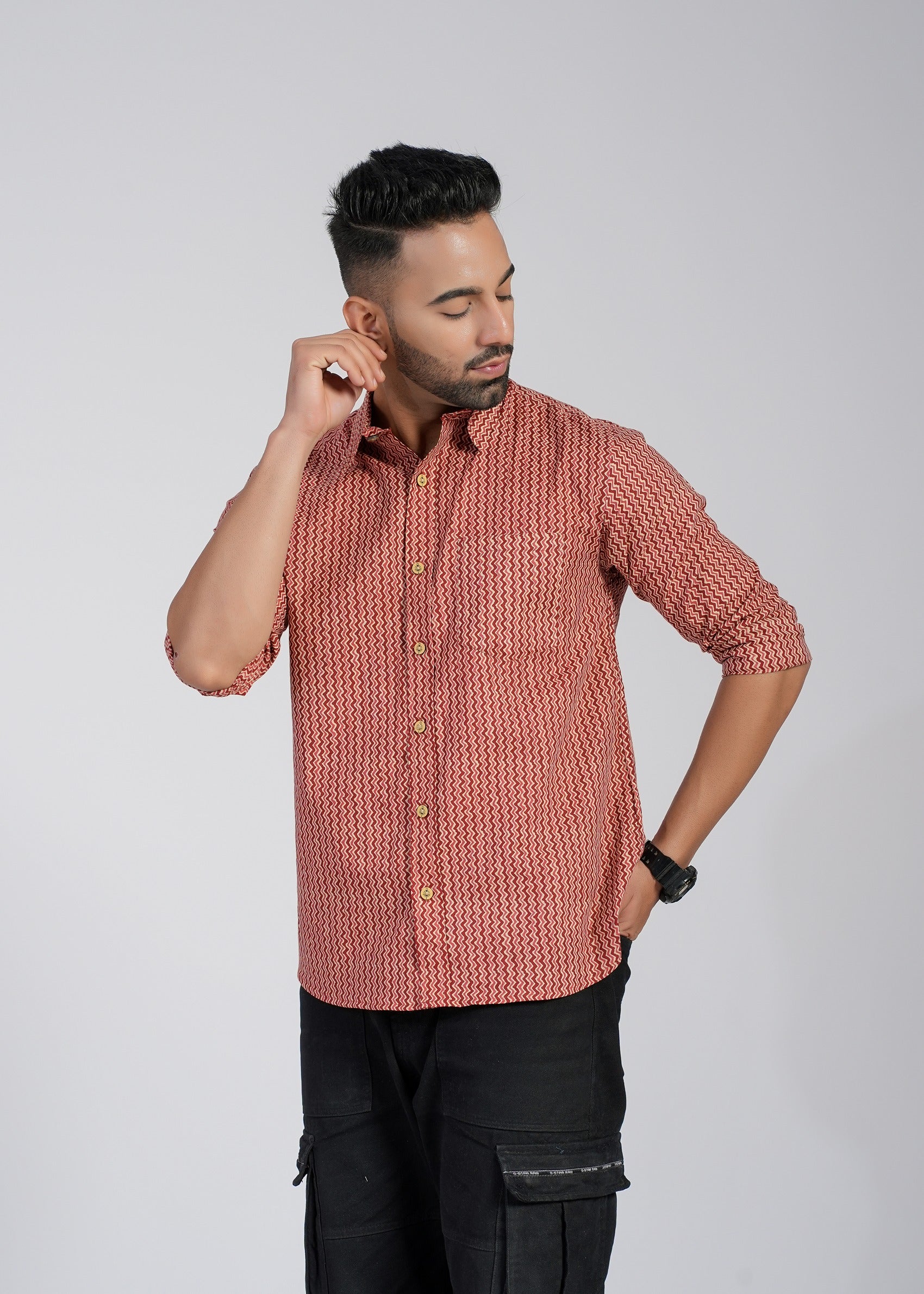 Cotton Printed Full Sleeve Shirt