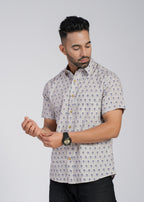 Cotton Printed Half Sleeve Shirt