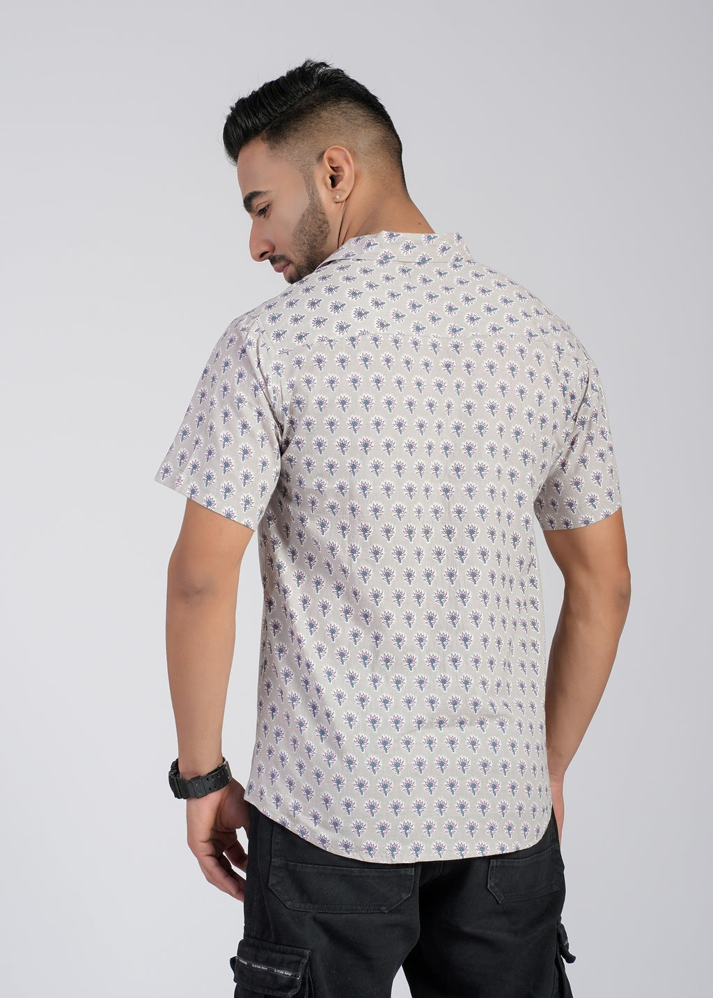 Cotton Printed Half Sleeve Shirt
